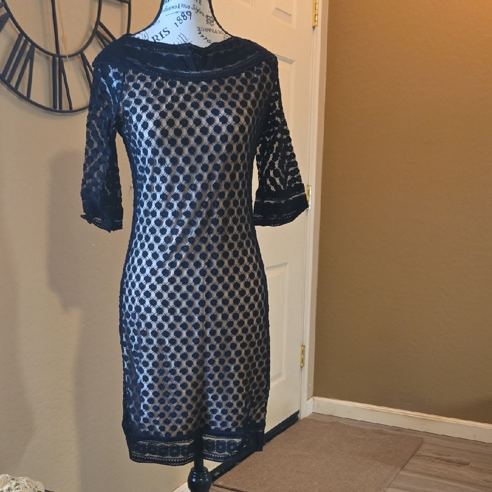 Max Studio Lace Long Sleeve Dress #836